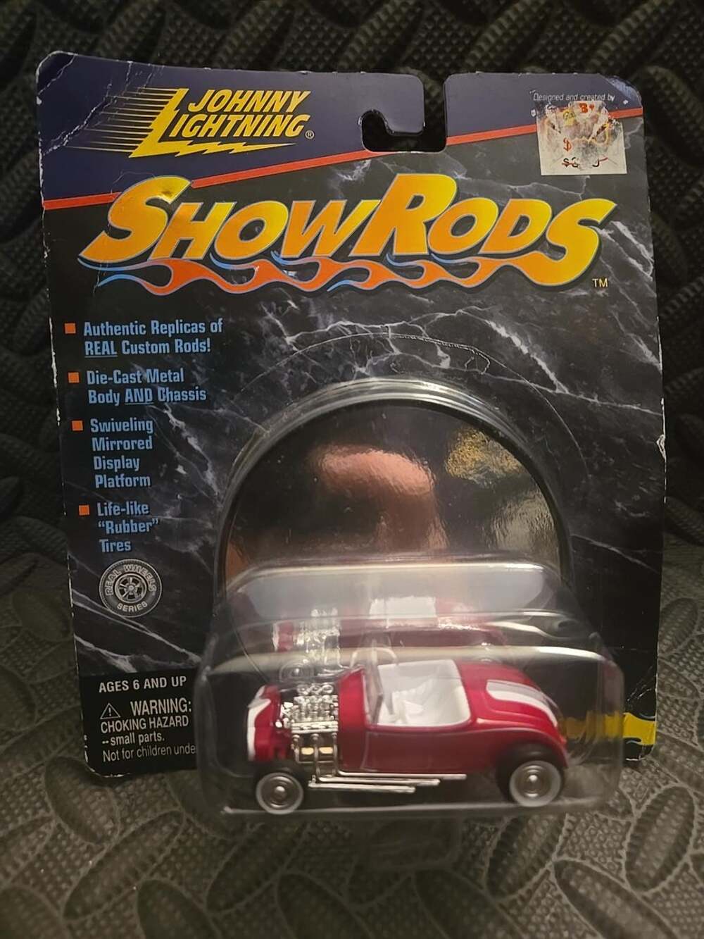 Johnny Lightning Show Rods George Barris Emperor Red 1:64 Diecast Sealed